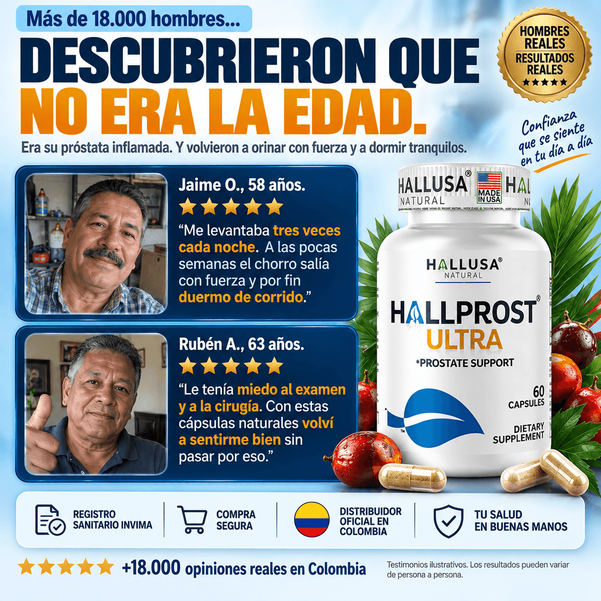 Hall prost ultra original: Resultados visibles desde la primer semana